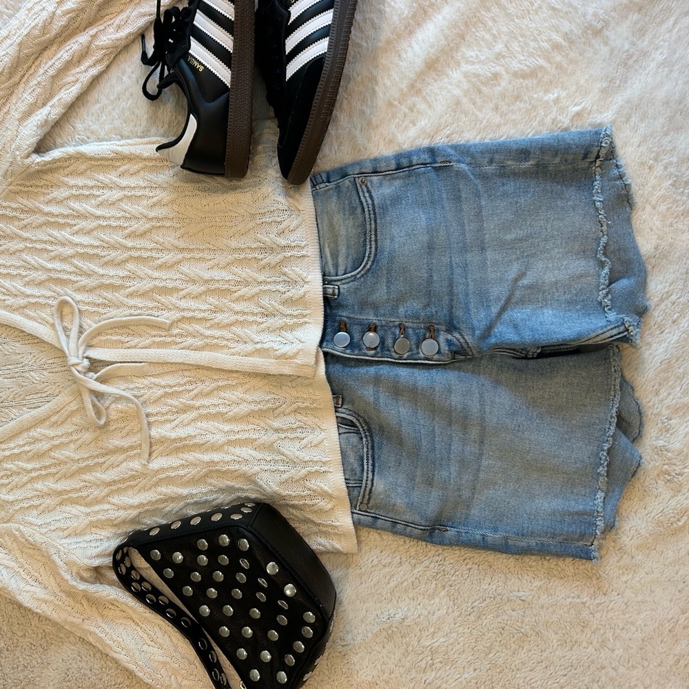 Aqua Light Blue Denim Jeans
